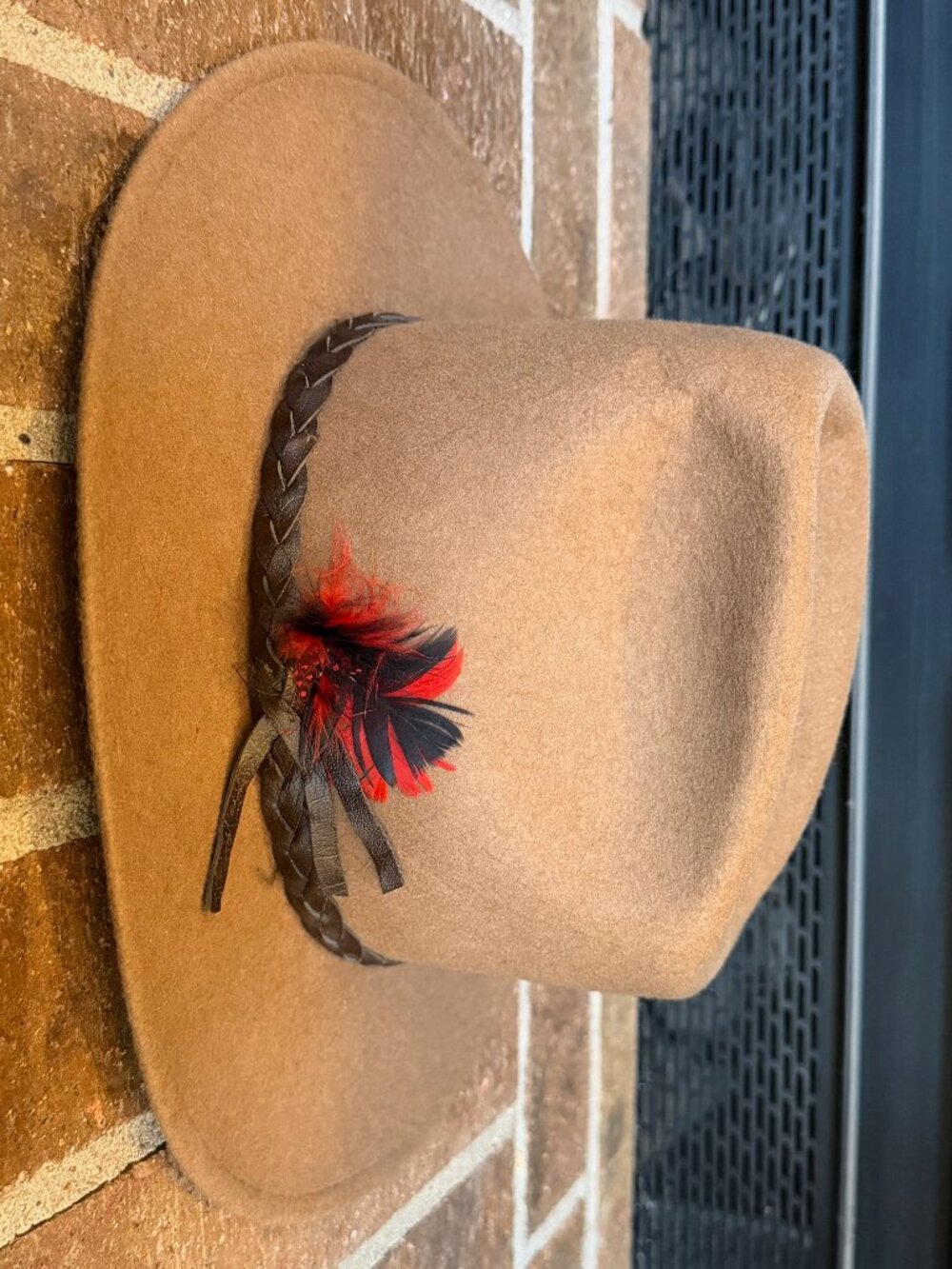 Vintage Rockmount Ranch Wear Tru-West Tan Cowboy Hat - Made in USA Denver CO Med